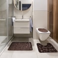 thumbnail image 1 of LSLJS Bath Mats for Bathroom - Bathroom Rugs Memory Foam Bath Mat Set 3 Pcs Bathroom Rugs Set Toilet Mats Soft Comfortable Water Absorption Nonslip Thick Machine Wash, 1 of 4