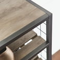 thumbnail image 3 of Mainstays 3-Tier Stackable Shoe Rack, Gray, Holds up to 12 Pairs, 3 of 9