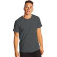thumbnail image 1 of Hanes T-Shirt à Manches Courtes Col Rond X-Temp pour Hommes Lot de 2, 2TG, Charbon Chiné, 1 of 5
