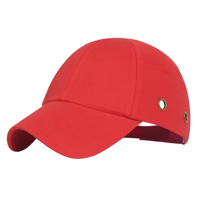VONKY Wide Application Baseball Hat Fashionable Adjustable Fit Gifts Baseball Bump Caps Safety Bump Cap red 2Set