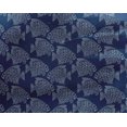 thumbnail image 4 of oneOone Georgette Viscose Fabric Fish Block Print Fabric BTY 42 Inch Wide, 4 of 4