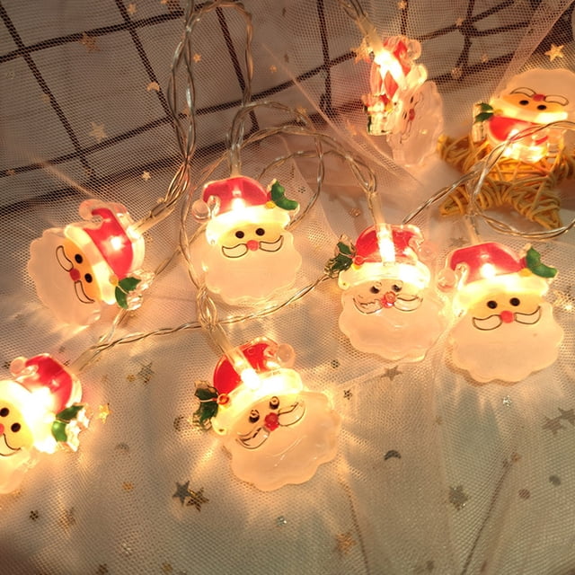 EGNMCR Light Strip, Christmas Lights Christmas Lights Holiday Decorations Star Lights Shape String Lights 20 LED String Lights