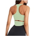 thumbnail image 3 of AherBiu Workout Tank Tops for Women Ribbed Sports Cami Stretchy Slim Yoga Gym Tops with Built in Bra, 3 of 6