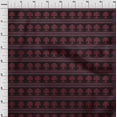 thumbnail image 3 of oneOone Organic Cotton Voile Fabric Arrow & Tree Block Printed Fabric 1 Yard 42 Inch Wide, 3 of 4