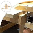 thumbnail image 3 of Adjustable Woodworking Parallel Clamp 6 Inch Beech Parallel Clamp Instrument Professional Woodworking Tools, 3 of 6