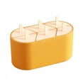 thumbnail image 4 of Ice Cream Molds Popsicle Silicone 6-Pcs Silicone Popsicle Mould Popsicle Yogurt Maker Ice Cream Ice Cream Popsicle Molds Ice Cream Pop It Pop It Ice Cream, 4 of 9