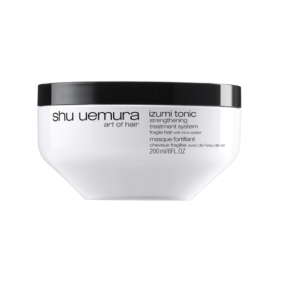 Shu Uemura Izumi Masque Capillaire Tonifiant Fortifiant et Épaississant à l'Eau de Riz, Nourrit et Répare les Cheveux Abîmés, Lisse et Ajoute de la Brillance, avec de l'Eau de Riz Japonaise