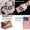thumbnail image 3 of Case for Motorola Moto X30 Pro 5G Cover Magnetic 3D Pattern Wallet Flip Case With Strap - Cute panda, 3 of 5