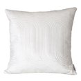 thumbnail image 1 of HomeRoots 402892 Coussin Carré en Velours Matelassé Blanc, 1 of 1