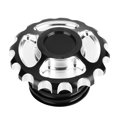thumbnail image 2 of Motorcycle CNC Aluminum Gas Fuel Tank Cover Cap Modified Accessory Fit for 883 1200 48, 2 of 9