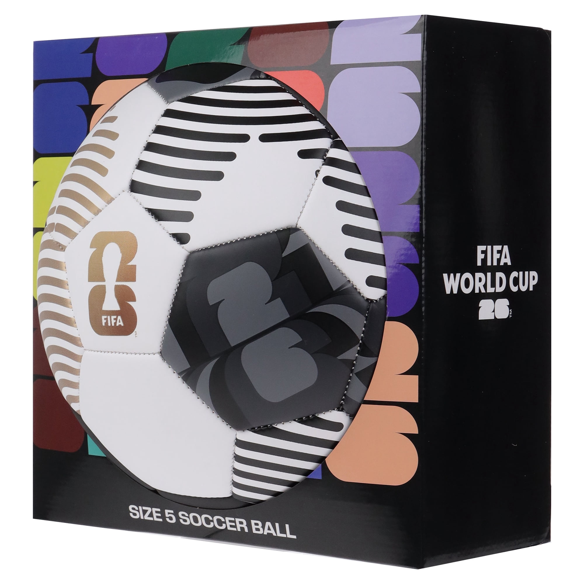 Ballon de soccer thermocollé métallique de tournoi FIFA World Cup 26™