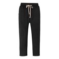 thumbnail image 1 of B91xZ Jeans pour Hommes Extensible Jambe Droite, Noir TG, 1 of 4