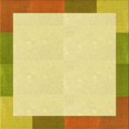 thumbnail image 1 of Ahgly Company Tapis d'Intérieur Lavables en Machine, Carrés Transitionnels, Brun Cannelle, Carrés de 7', 1 of 7
