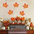 thumbnail image 4 of Yhmxh Home Decor Home Essentials Home Goods Home Accessories Simulated Maple Leaf Fall Classroom Decoration Maple Leaf Halloween Party Decoration Maple Leaf 50pcs Simulated Maple Leaf, 4 of 6