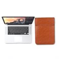 thumbnail image 4 of Walson Laptop Cover Waterproof PU Storage Sleeve Bag Notebook Computer Cover Replacement for MacBook, Yellow, 13.3 inch, 4 of 6