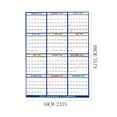 thumbnail image 3 of Yhmxh Calendrier Effaçable Adhésif Double Face Mural Anglais 2025 Style Pliable, 3 of 6