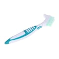 thumbnail image 1 of MesaSe Double Side Denture Toothbrush Ergonomics Handle Plastic Multi Layered Bristles False Teeth Oral Care Brush for Home Use, 1 of 10
