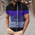 thumbnail image 1 of Weiqiqre Tshirts Shirts for Men Short Sleeve Tee Color Block Crew Neck Pullover Casual Basic Shirts, 1 of 4