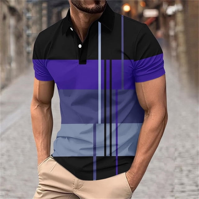 Weiqiqre Tshirts Shirts for Men Short Sleeve Tee Color Block Crew Neck Pullover Casual Basic Shirts