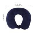 thumbnail image 2 of Dusknt Oreiller en Forme de U, Oreiller de Voyage pour le Cou en Mousse Mémoire Avion Voyage Confortable Housse Lavable Oreiller de Soutien pour le Cou pour Dormir sur le Cou, Offre à Durée Limitée!, 2 of 8