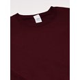 thumbnail image 2 of Hanes Mens ComfortBlend EcoSmart Crew Sweatshirt - Best-Seller, 4XL, Maroon, 2 of 4