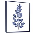 thumbnail image 2 of Designart Navy Blue Eucalyptus II FLOAT FRAME WALL ART, 2 of 3