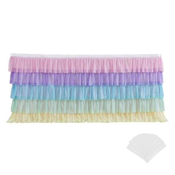 Hearth & Gear Jupe Gâteau Élégante pour Mariage Fête d'Anniversaire avec Longueur Ajustable et Décorations de Fête en Tissu Drapeaux de Fête à Thème sur une Corde Robes d'Événement pour Femmes Robes d'Événement Élégantes pour Femmes
