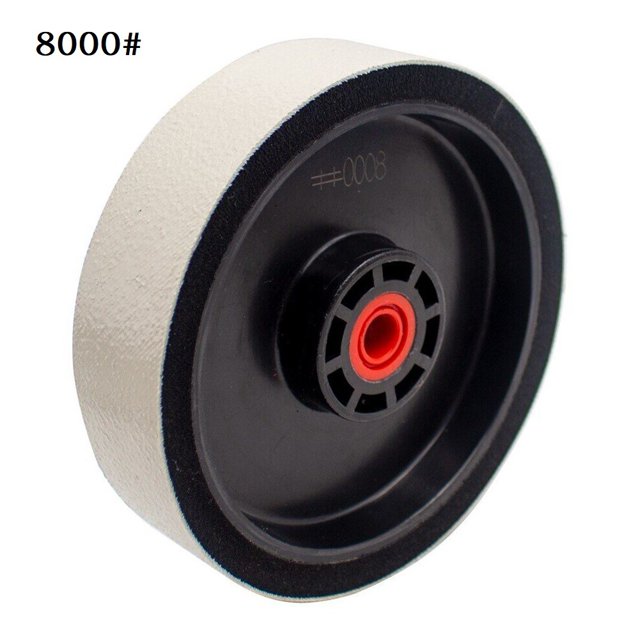 6 Inch Soft Resin Diamond Grinding Wheel Gemstone Jade Glass Crystal Lens Polish