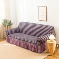 thumbnail image 2 of 2024 1 Piece Sofa Slipcover with Pleated Ruffled Skirt Washable High Stretch Durable Furniture Protector 3 Seater Pine Green, 2 of 12