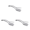 thumbnail image 4 of Transemion Versatile Cooking Companion Double Sided Spatula Turner And Tongs Easy To Clean 2 In 1 Spatula Tongs grey 3Set, 4 of 6