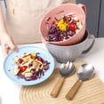 thumbnail image 5 of Hearth & Gear Large Capacity Bowl Minimalist Pointed PP Tableware Fork Spoon Baking And Mixing Bowl Kitchen Aid Stand Mixer 5 Quartz Cake Mixer with Bowl And Stand Portable Mixer Stand Toastmaster, 5 of 5