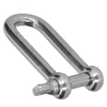 thumbnail image 3 of Anchor Shackles, Durable Self Locking Straight Long D Shackle  For Railways For Machinery For Boat 10Pcs M4,10Pcs M5,10Pcs M6,3Pcs M12, 3 of 8
