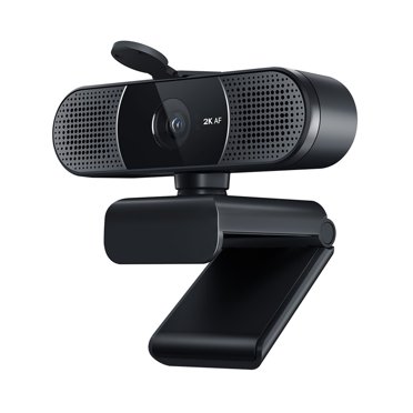 Caméra Web 1080P/2K, Caméra Web USB FHD pour PC/ordinateur, Mise au Point Automatique PDAF, Doubles Micros, Caméra Vidéo, Facile à Utiliser