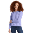 thumbnail image 1 of Hanes Womens ComfortSoft EcoSmart Crewneck Sweatshirt, S, Peri Blue, 1 of 3