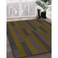 thumbnail image 3 of Ahgly Company Machine Washable Indoor Rectangle Transitional Burgundy Brown Area Rugs, 6' x 9', 3 of 7