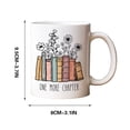 thumbnail image 2 of Vaidha Gift For Book Lover, Floral Book Mug, Reading Mug, Flower Book Mug, Book Lover Mug, Librarian Mug,Teacher Gift, 2 of 4