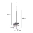 thumbnail image 3 of Chmadoxn Dorm Room Essentials, Brooms Indoor 180° Rotatable Standing Storage Buckle Type Brooms And Dustpan Set With Scraping Teeth And Scraper Cleaning Suitable For Home portable broom, 3 of 7