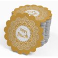 thumbnail image 4 of Inkdotpot Silver Foil Paper Hang Tags Happy Diwali Favor Tags 50 Pieces, 4 of 6
