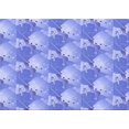 thumbnail image 1 of Ahgly Company Tapis d'Intérieur Lavable en Machine Rectangle Transitionnel Jeans Bleu, 2 Pieds x 3 Pieds, 1 of 7