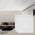 thumbnail image 1 of VEVOR Ceiling Tiles 12-Pack 24 x 24 in PVC Easy Installation White Peg Pattern, 1 of 9