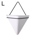 thumbnail image 1 of CAROOTU Simple Container Iron Vases Ceramic Self Water-Absorbing Planter Nordic Succulent Plant Wall Mounted, 1 of 6