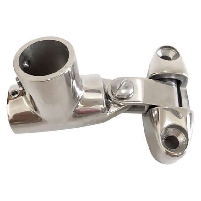 stanreset Boat Stainless Steel Swivel Fittings Tube Top Hardware Base Hand Rail Handrail Yacht Professional Connector Adapter