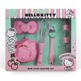 thumbnail image 1 of Handstand Kitchen Hello Kitty Cake Baking Set with Kitty Face and Bow Mini Cake Molds and More, 1 of 5