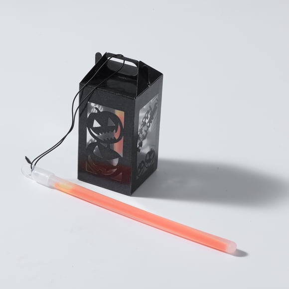 Nom du produit‑fr: Connecteur.La façon de célébrer Halloween PL Lanterne orange lumineuse, Groupe d'âge, 3 ans et plus, Type de Produit, Jouets de vacances,Bâtonnet lumineux