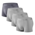 thumbnail image 1 of Plebaso Mens Boxer Briefs Stretch Comfortable Quick Dry Underwear Soft Breathable Boxers for Men (4 Pack), 1 of 2