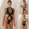 thumbnail image 4 of One-piece Swimsuit One-piece Solid Color bikini Sexy bikini One-piece Swimsuit, 4 of 6