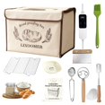 thumbnail image 1 of LIXOOMER Collapsible Bread Proofing Box with 68-115&deg;F Temp Control & 48H Timer, Bread Making Kit with Dough Warming Box, Includes 7 Kitchen Bakin, 1 of 7