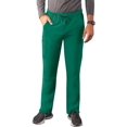 thumbnail image 1 of Adar Addition Scrubs for Men - Slim Leg Cargo Drawstring Scrub Pants - A6106 - Hunter Green - 3X, 1 of 8