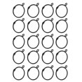 thumbnail image 3 of 20Pcs Curtain Rings Eyelet Rings Tension Rod Metal Buckles Window Hanger, 3 of 5