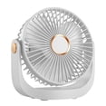 thumbnail image 2 of Portable Fan Rechargeable High Power Cool Small Fan, Desktop Silent for Office Student Dormitory, USB Charging Adjustable Speed, Compact Lightweight for Indoor Outdoor Use, 2 of 3